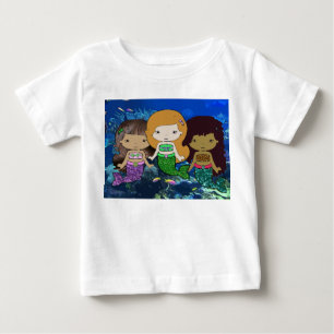 T-shirt Pour Bébé Robe de petite sirène pour tout-petit