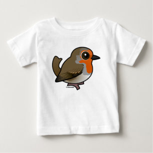 T-shirt Pour Bébé Robin européen