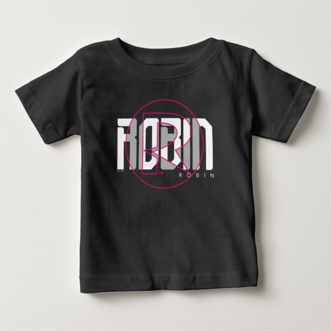 T-shirt Pour Bébé Robin Hi-Tech Nom Graphique (Devant)