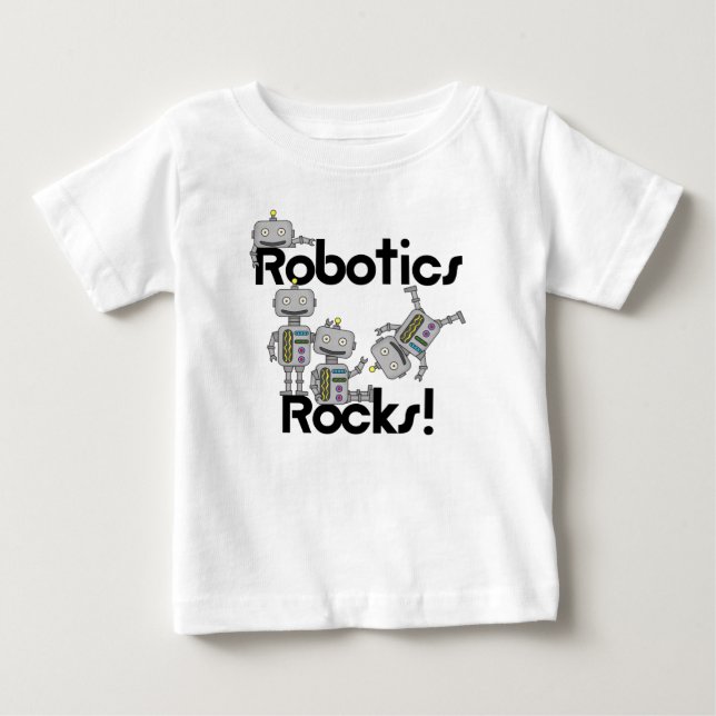 T-shirt Pour Bébé Robotics Rocks (Devant)