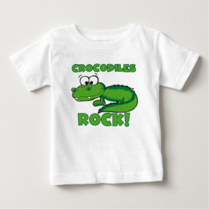 T-shirt Pour Bébé Roche de crocodiles
