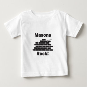 T-shirt Pour Bébé Roche de maçons
