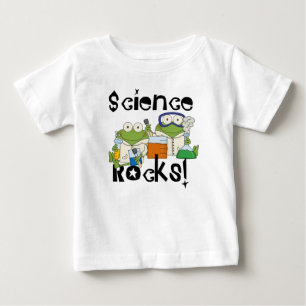 T-shirt Pour Bébé Roches de la Science de grenouilles
