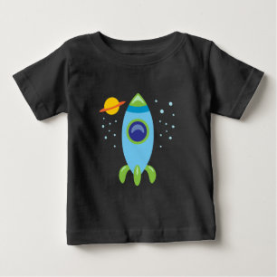 T-shirt Pour Bébé Rocket Retro