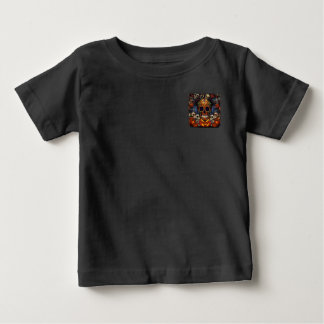 T-shirt Pour Bébé Roi de l'Halloween Crâne de Sucre, Citrouille Jack