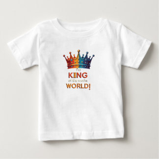 T-shirt Pour Bébé Roi du monde