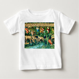 T-shirt Pour Bébé Roi médiéval Arthur William Morris