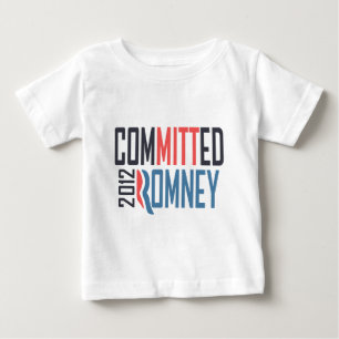 T-shirt Pour Bébé Romney engagé