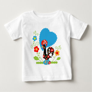 T-shirt Pour Bébé Rooster portugais
