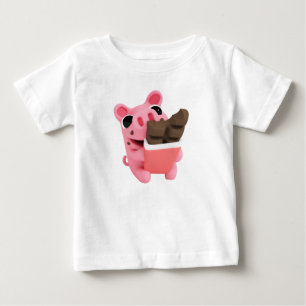 T-shirt Pour Bébé Rosa le Chocolate
