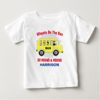 Roues Sur Le Bus Enfants Cute Personnalisé