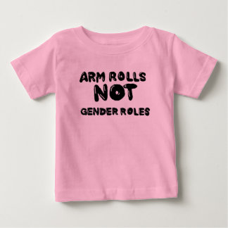 T-shirt Pour Bébé Roulements du bras pas Rôles du genre Bébé Tee