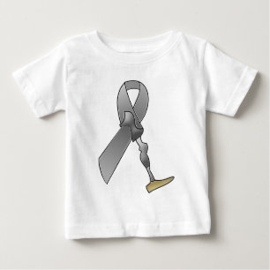 T-shirt Pour Bébé Ruban de conscience d'amputé