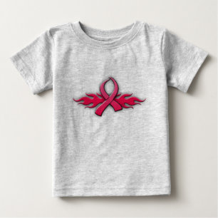 T-shirt Pour Bébé Ruban rose tribal