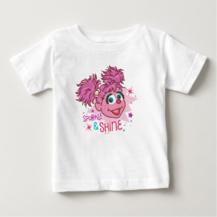 T-shirt Pour Bébé Rue Sésame   Abby Cadabby - Étincelle et éclat