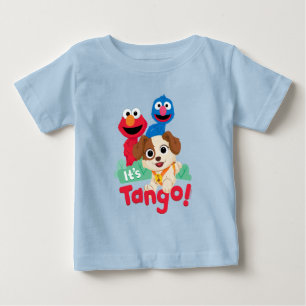 T-shirt Pour Bébé Rue Sésame C'est Tango avec Elmo et Grover