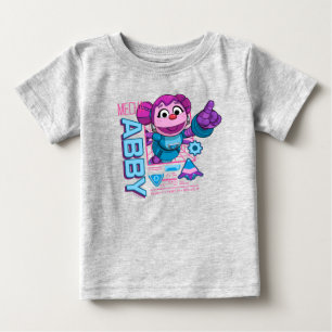T-shirt Pour Bébé Rue Sésame Mécaniciens Abby Cadabby