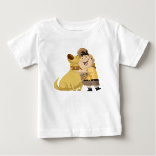 T-shirt Pour Bébé Russell étreinte Dug - Pixar UP!