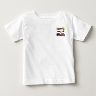 T-shirt Pour Bébé Safari Ultra mignonne Leopard Invitations d'annive