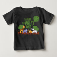 Safari vert type WILD ONE 1er anniversaire