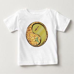 T-shirt Pour Bébé Sagittaire & Chien Métal