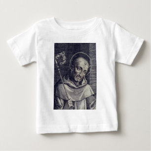 T-shirt Pour Bébé Saint Bernard de Clairvaux Docteur melliflu