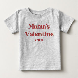 T-shirt Pour Bébé Saint Valentin de maman
