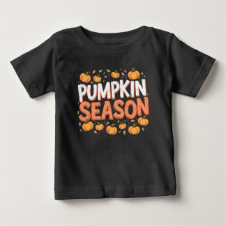 T-shirt Pour Bébé Saison citrouille