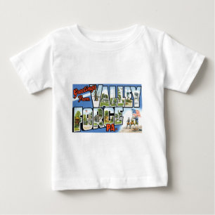 T-shirt Pour Bébé Salutations de forge de vallée, Pennsylvanie !