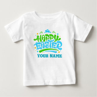 T-shirt Pour Bébé Salutations de la fête de PâquesT-Shirt