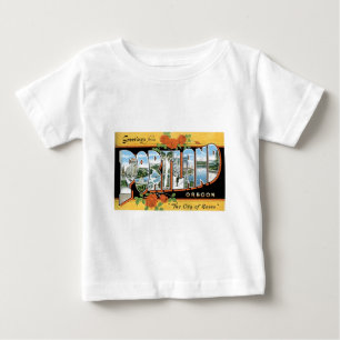 T-shirt Pour Bébé Salutations de Portland, Orégon !
