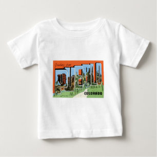 T-shirt Pour Bébé Salutations de pueblo, le Colorado !