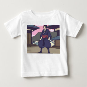 T-shirt Pour Bébé samouraï