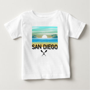 T-shirt Pour Bébé San Diego Design - T-Shirt bébé en jersey fin