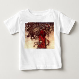 T-shirt Pour Bébé Santa Claus Arthur Rackham