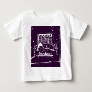 T-shirt Pour Bébé Sardines dans une boîte
