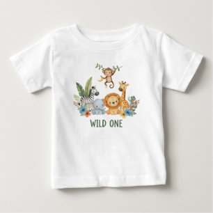 T-shirt Pour Bébé Sauvage - Animaux de la Jungle