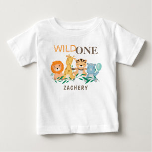 T-shirt Pour Bébé Sauvage personnalisé un premier premier anniversai