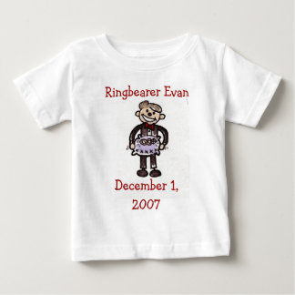 T-shirt Pour Bébé scan0014, Porteur de sonnerie Evan1décembre 2007
