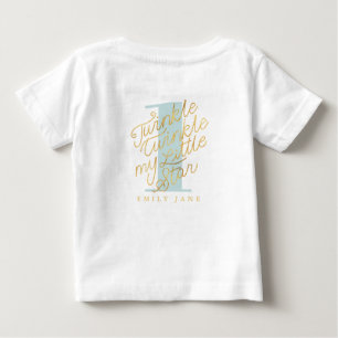 T-shirt Pour Bébé Scintillement de scintillement ma petite étoile