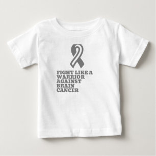 T-shirt Pour Bébé se battre comme un guerrier contre le cancer du ce