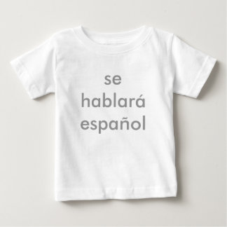 T-shirt Pour Bébé se hablar espaol