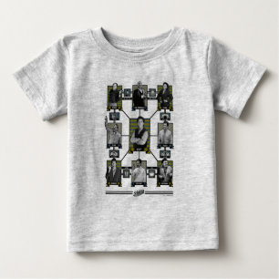 T-shirt Pour Bébé Seinfeld Graphique de relation de caractère