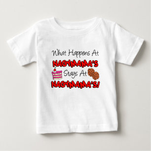 T-shirt Pour Bébé Séjour chez Nagymama's