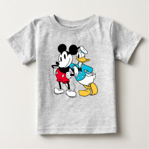 T-shirt Pour Bébé Sensationnel 6 Mickey Souris & Donald Duck