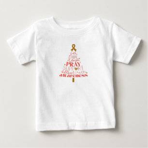 T-shirt Pour Bébé sensibilisation au cancer de l'enfance arbre de No