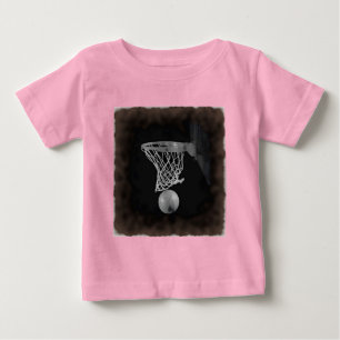 T-shirt Pour Bébé Sepia Basketball