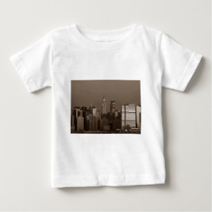 T-shirt Pour Bébé Sepia New York