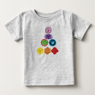 T-shirt Pour Bébé Sept Chakra Baby Football Bodysuit