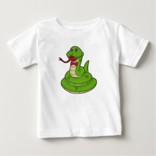 T-shirt Pour Bébé Serpent avec cravate de cabot